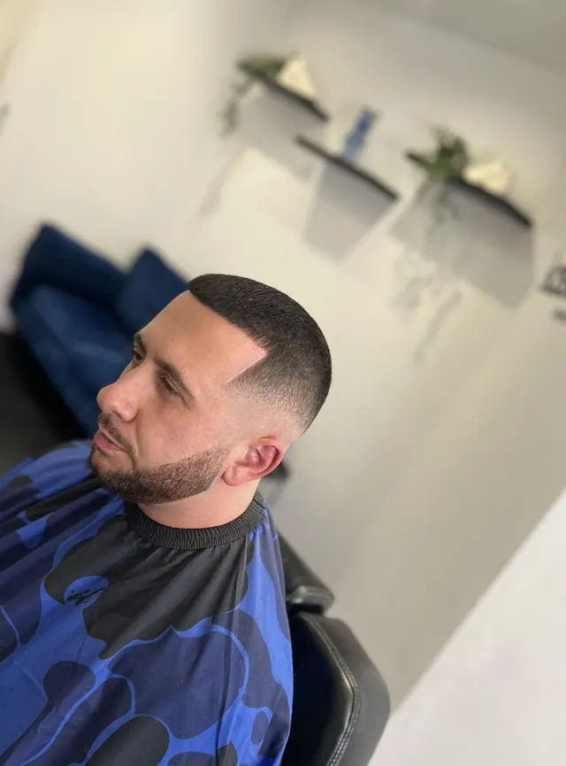 A skin fade at Scissorworks